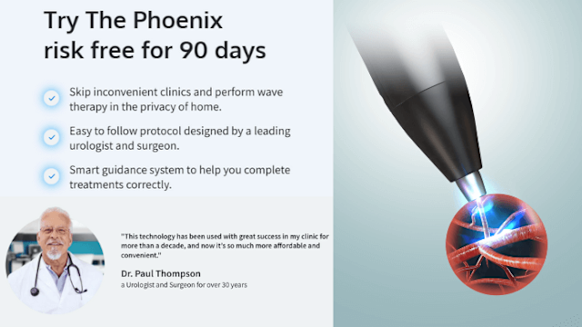 The Phoenix Acoustic wave Therapy Device